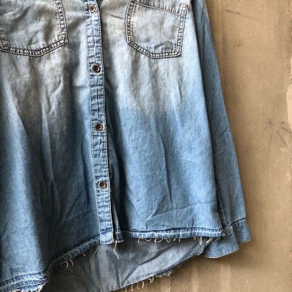 Denim Button Up - Picture 3 of 4